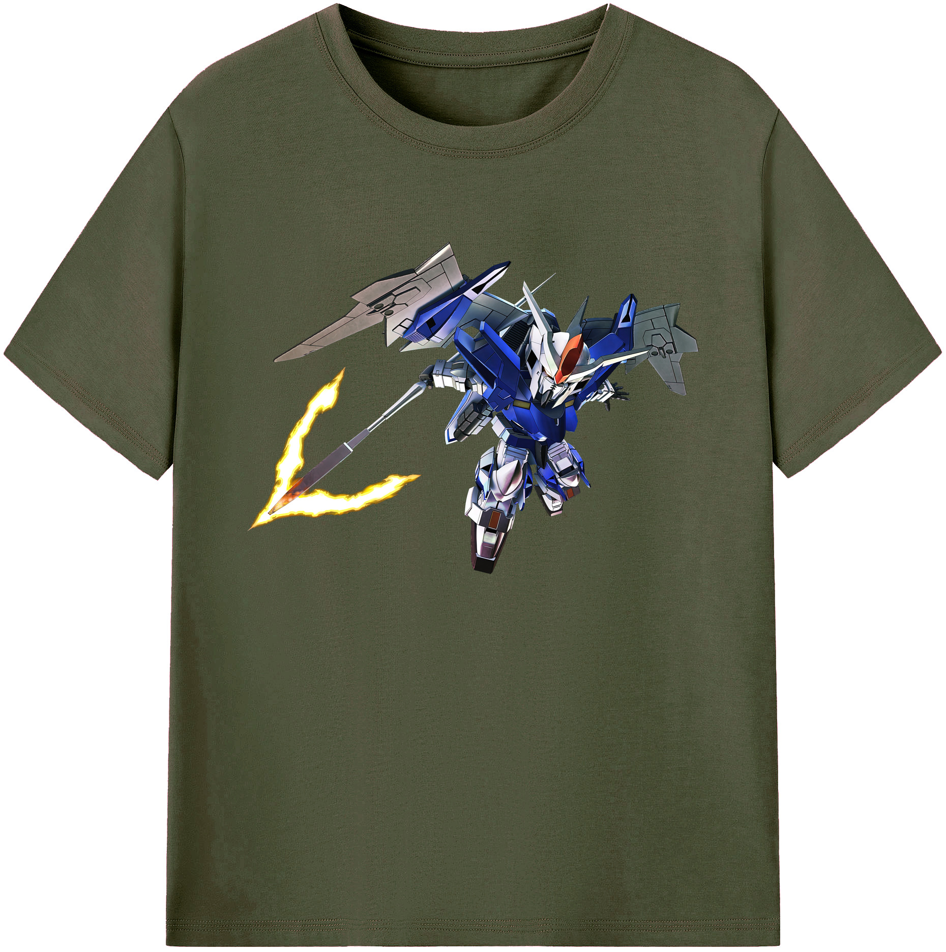 （画像用） 機動戦士ガンダム Mobile Suit Gundam 綿100％ メンズ半袖Tシャツ｜肌触りやわらか＆通気性